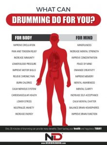 Summer drums! Drums are good for you!